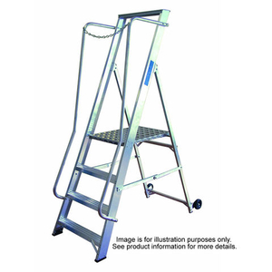 Lyte Ladders Lyte BSWP5 5 Tread Aluminium Wide Steps