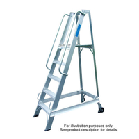 Lyte Ladders Lyte WS11 11 Rung Aluminium Warehouse Steps