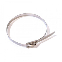 Machine Mart 10 Piece 4.6mm x 150mm Stainless Steel Cable Ties