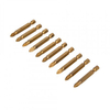 Machine Mart 10 Piece 50mm Pozi 2 Titanium Coated Power Bits