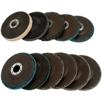 Machine Mart 11 Piece 115mm Polishing and Flap Disc Set