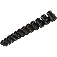 Machine Mart 12 Piece 1" Drive Deep Metric Impact Sockets