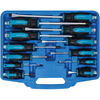 Machine Mart 12 Piece Hex Bolster Screwdriver Set with Storage Case
