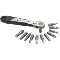 Machine Mart 13 Piece Offset Ratchet Screwdriver and Bit Set