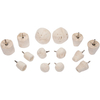 Machine Mart 14 Piece Set of 1/4" Shank Assorted Buffing Wheels