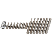 Machine Mart 15 Piece Hex Bit Set