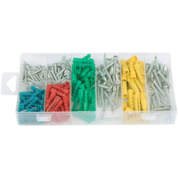 Machine Mart 285 Piece Wall Plug and Screw Assortment