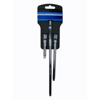Machine Mart 3 Piece 1/4" Drive Extension Bar Set