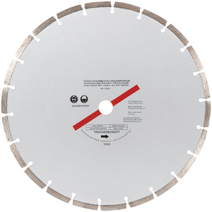 Machine Mart 300mm (12") Segmented Silver Diamond Dry Cutting Disc
