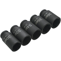 Machine Mart 5 Piece ½" Drive Metric Cr-Mo Impact Hub Sockets