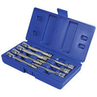 Machine Mart 7 Piece 3/8" Drive Extra Long Spline Bit Socket Set
