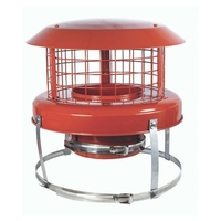 Machine Mart Colt Cowls 5" Terracotta High Top Cowl for Flexible Liner