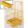 Machine Mart Xtra Barton Fork Lift Safety Cage with Tool Box
