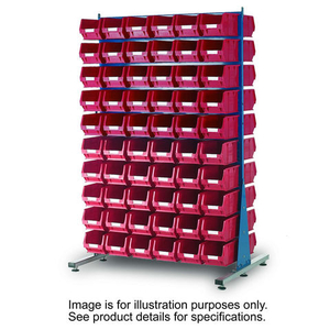 Machine Mart Xtra Barton Storage 011524B MDS1.5 Spacemaster Double Sided Starter Kit With 240 TC2 Bins