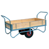 Machine Mart Xtra Barton Storage BT/9112/PT/RB Double Handle Four Sided Trolley With Pneumatic Wheels