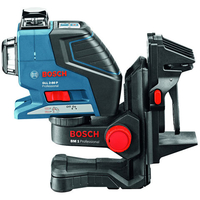 Machine Mart Xtra Bosch GLL 2-80 P Professional Line Laser,  BM1 Wall Mount/Ceiling Clamp & L-BOXX