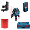 Machine Mart Xtra Bosch GLL 3-50 Professional Line Laser,  Mini Tripod,  LR2 Receiver,  Wall Mount & L-BOXX