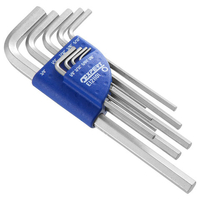 Machine Mart Xtra Britool E121101B - Set Of 9 Long Hex Keys - Inch
