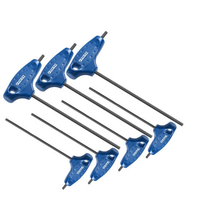 Machine Mart Xtra Britool E121202B - Set Of 7 Tee-Handle Hex Keys - Metric
