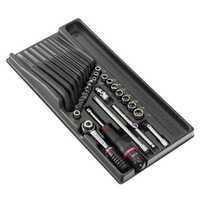Machine Mart Xtra Facom MOD.R3 1/4" drive 35 Piece AF Socket Set