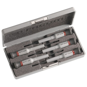 Machine Mart Xtra Facom AEF.J2 Case Set Of 5 Micro-Tech Screwdrivers