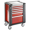 Machine Mart Xtra Facom JET.6M3 - 6 Drawer Tool Cabinet (Red)
