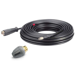 Machine Mart Xtra Karcher 30m High Pressure Drain Cleaning Hose and Nozzle