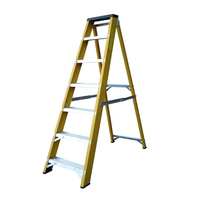Machine Mart Xtra Lyte GFBB7 7 Tread Glassfibre Swingback Step Ladder