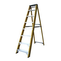 Machine Mart Xtra Lyte GFBB8 8 Tread Glassfibre Swingback Step Ladder