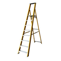 Machine Mart Xtra Lyte GFBP8 8 Tread Glassfibre Platform Step Ladder