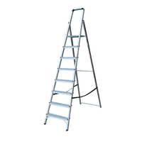 Machine Mart Xtra Lyte Ladders 8 Tread Trade Platform Step Ladder