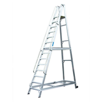 Machine Mart Xtra Lyte WS14 14 Rung Aluminium Warehouse Steps