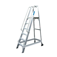 Machine Mart Xtra Lyte WS6 6 Rung Aluminium Warehouse Steps