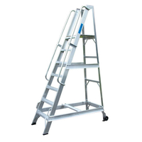 Machine Mart Xtra Lyte WS7 7 Rung Aluminium Warehouse Steps