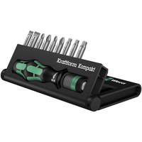Machine Mart Xtra Wera 056653 Kraftform Kompakt 10 10 Piece Screwdriver & Bit Set