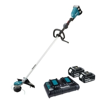 Makita LXT Makita DUR368LPT2 18Vx2 35cm Line Trimmer BL LXT with 2x 5.0Ah Batteries