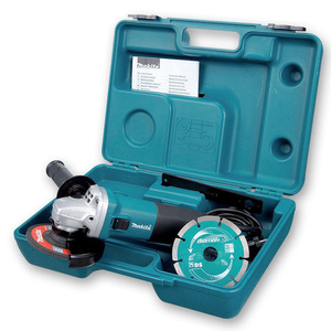 Makita Makita GA4530RKD/1 115mm Angle Grinder With Diamond Disc (110V)