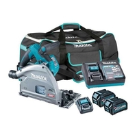 Makita Makita SP001GD201 40VMAX BL XGT 165mm Plunge Saw with 2 x 2.5Ah Batteries