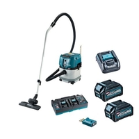 Makita Makita VC004GLD21 40VMAX L-CLASS BL AWS 15L Airborne Particle Dust Extractor with 2x 2.5Ah XGT (Li-ion) Batteries