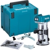 Makita XGT Makita RT001GZ21 40VMAX XGT 6mm & 8mm Router Trimmer (Bare Unit) with Trimmer Guide,  Straight Guide and MakPac Case