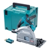 Makita XGT Makita SP001GZ03 40VMAX XGT 165mm Plunge Cut Circular Saw (Bare Unit) with Wireless Adaptor & MakPac Case
