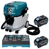 Makita XGT Makita VC006GMT21 80VMAX XGT M Class Vacuum Cleaner with 2 x 5Ah Batteries and Twin Charger