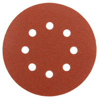 National Abrasives 125mm Hook & Loop Sanding Discs - Medium Grit. Pack of 5