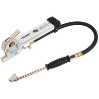 New Draper Air Line Inflator with Twin Open Ended Push On Connectors