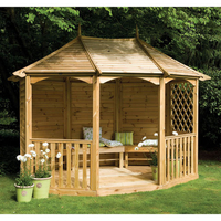 New Forest 290x358x282cm Burford Pavilion (Ready Assembled)