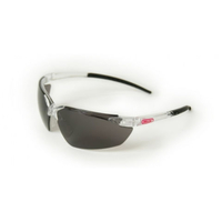 Oregon Oregon Black Lens Safety Glasses With Clear Frame