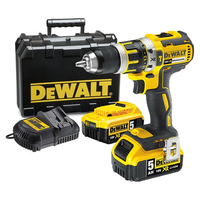 Power Tools Price Cuts DeWalt DCD795P2 18V Li-Ion Hammer Drill/Driver,  2 x 5.0Ah XR Li-Ion Batteries & Kit Box