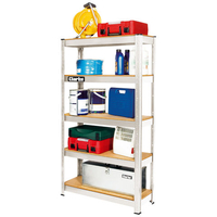 Price Cuts Clarke CSR5150S 150kg Boltless Shelving (Silver)