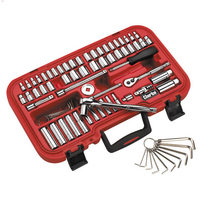 Price Cuts Clarke PRO124 78 Piece ¼" & 3/8" AF/Metric Socket Set