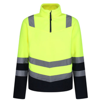 Regatta Regatta Pro Hi-Vis Yellow Half Zip Fleece - Various Sizes